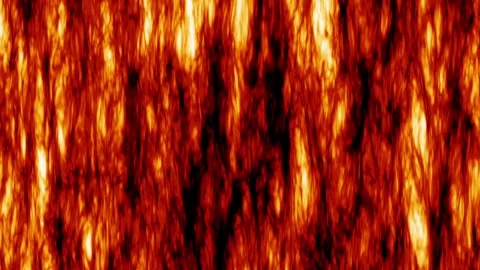A vertical flow of intense, molten lava energy, blazing lava fall bg Stock Footage 340874185