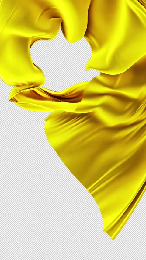 Vertical Flowing Fabric Transition Trio Stock Footage 307337804