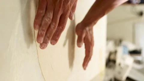 Vertical footage 4k of pizza maker Stock Footage 272500290