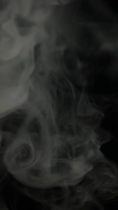 Vertical footage of smoke dark background Stock Footage 264142126