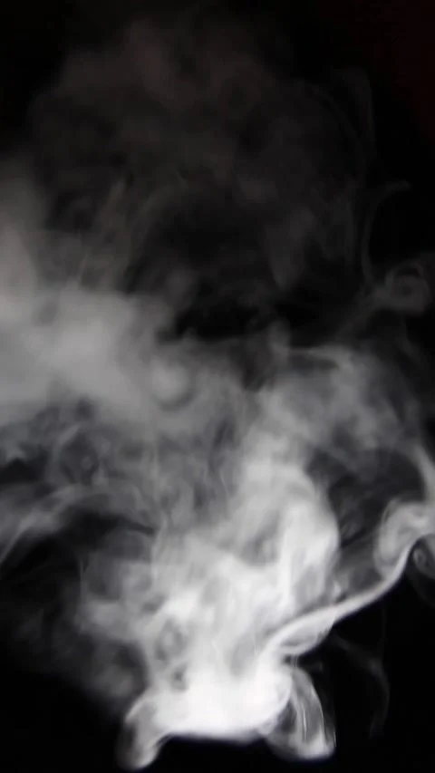Vertical footage of smoke dark background Stock Footage 284437664