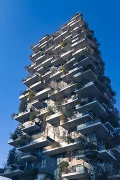 The Vertical Forest (Bosco Verticale), Porta Nuova district Foto stock