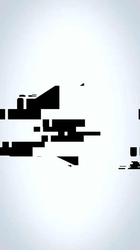 Vertical format animation of speaker with radiating sound waves and glitch Stock Footage 328704112