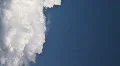 Vertical format - Cumulus Clouds fast timelapse with intense blue sky  HD Footage