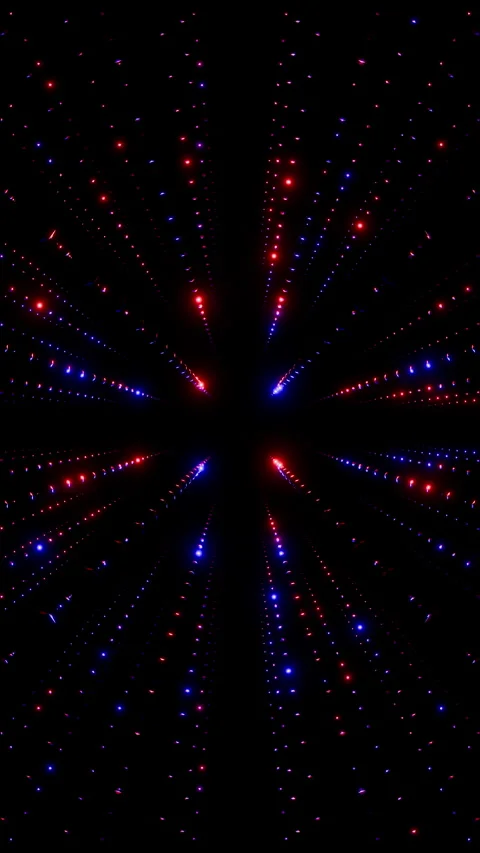 Vertical format of dynamic seamless loop animation moving through wide angle Stock-Footage 342840329