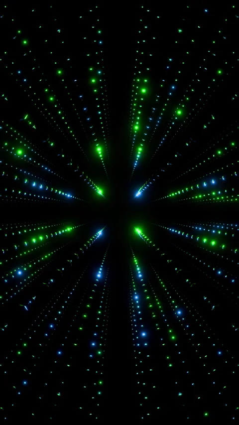Vertical format of elegant seamless loop animation moving through wide angle Stock-Footage 343433152
