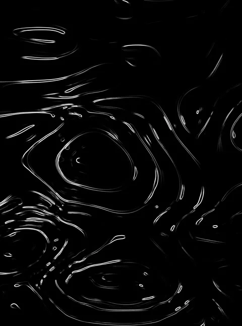 Vertical Format Liquid Outlines Loop Animation 60 fps for Social Media Stock Footage 316588635