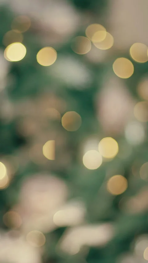 Vertical Format Video of Abstract Blurred Christmas Lights Bokeh Background Stock Footage 309641623