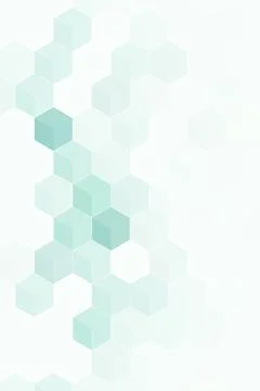 A vertical formation of softly shaded mint cubes occupies the left side of .. Stock Illustration