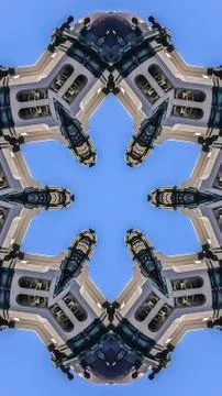 Vertical frame Angular ball fo the tower of the Capital building Foto stock