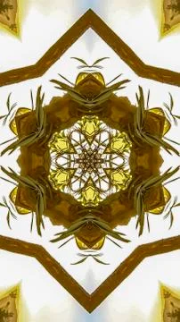 Vertical frame Angular hexagonal star made from the wood of a Chuppah Stock Photos