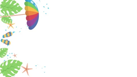 VERTICAL FRAME SUMMER Stock Footage 243285366