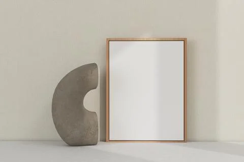 Vertical frame, table decor. Frame mockup. Stock-Illustration