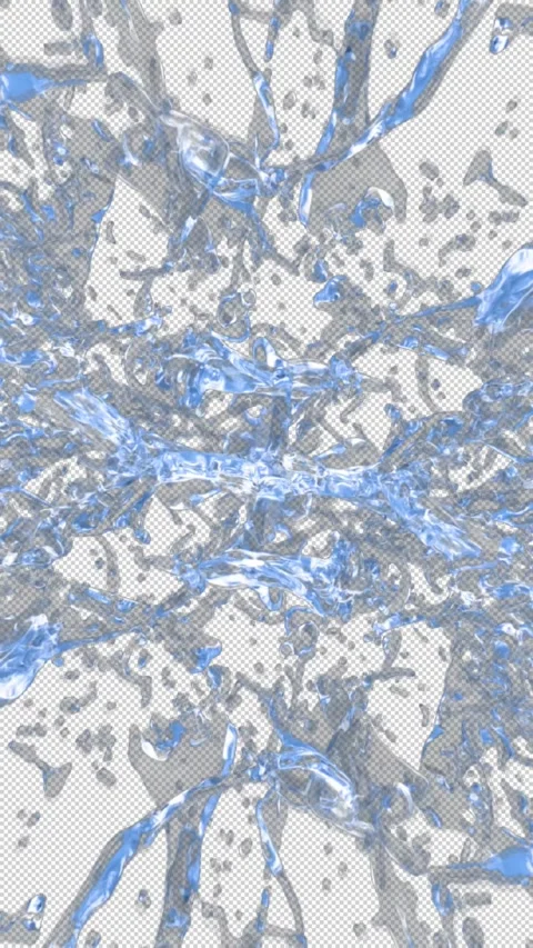 Vertical Fresh Splash Animation Stock Footage 283531144