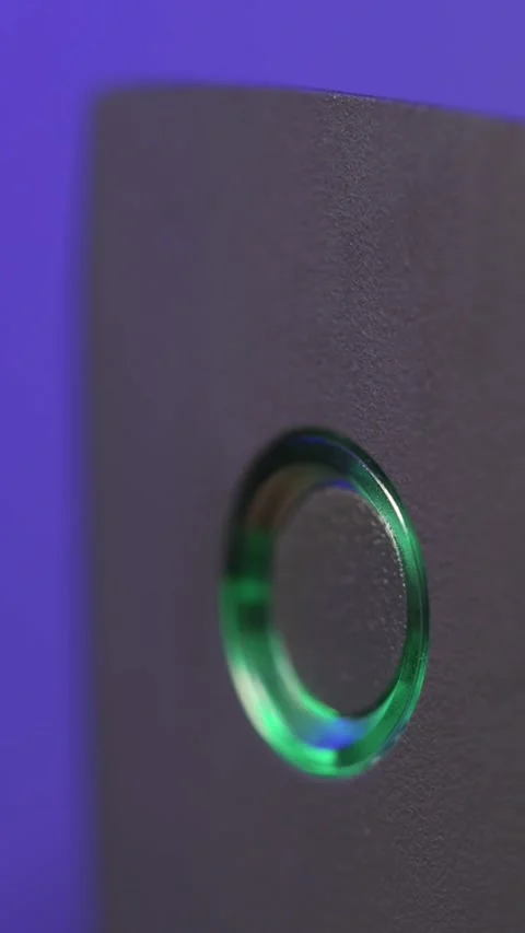 Vertical full HD extreme macro footage of charging battery Stock Footage 310741368