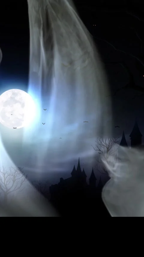 Vertical Ghosts of the Castle 4K Loop Stock Footage 274453127