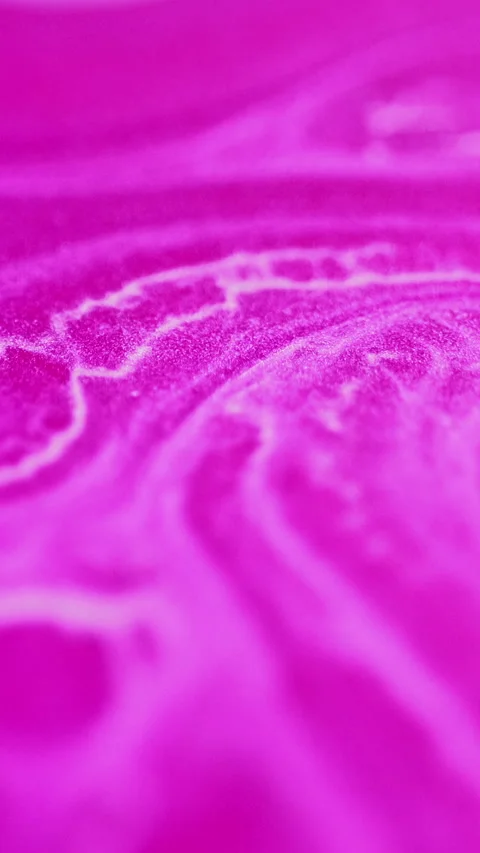 Vertical glitter ink splash paint blend pink white Video stock 284055073