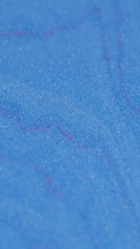Vertical glitter paint colorful texture blue ink Stock Footage 284655695