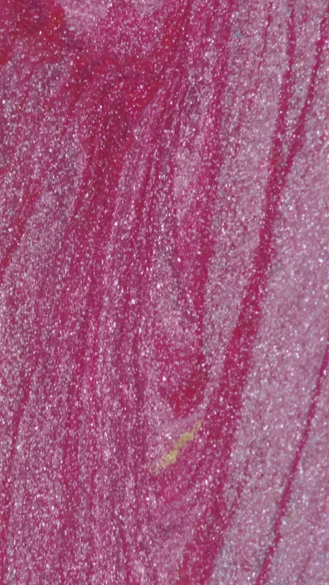 Vertical Glitter paint flow ink pouring pink golden fluid Stock Footage 271051943