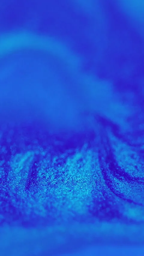 Vertical glitter paint ink blend blue pink mix Stock Footage 283519016