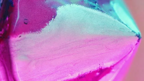 Vertical glitter pyramid shiny paint drop neon gem Stock Footage 283321425