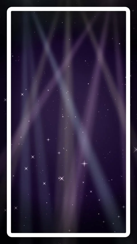 Vertical Glitter Sparkles and Purple Stage Lights Animation Loop Stock Footage 341715995