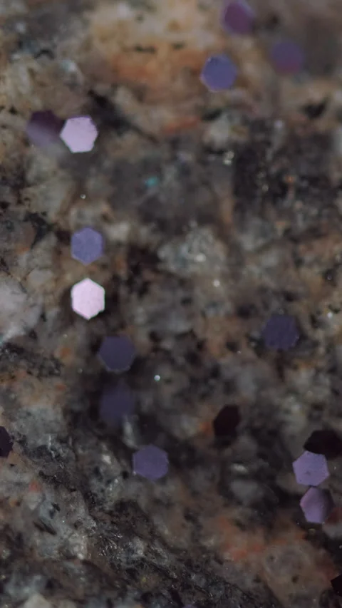 Vertical glitter water drip wet marble stone fluid Video stock 293238919