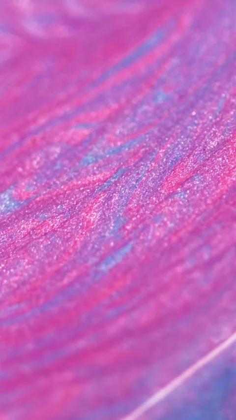 Vertical glittered gel transparent crystal color Stock Footage 284294817