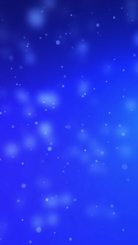 Vertical Glowing Balls of Light in Blue Gradient Atmosphere 4K Loop Video stock 270330531