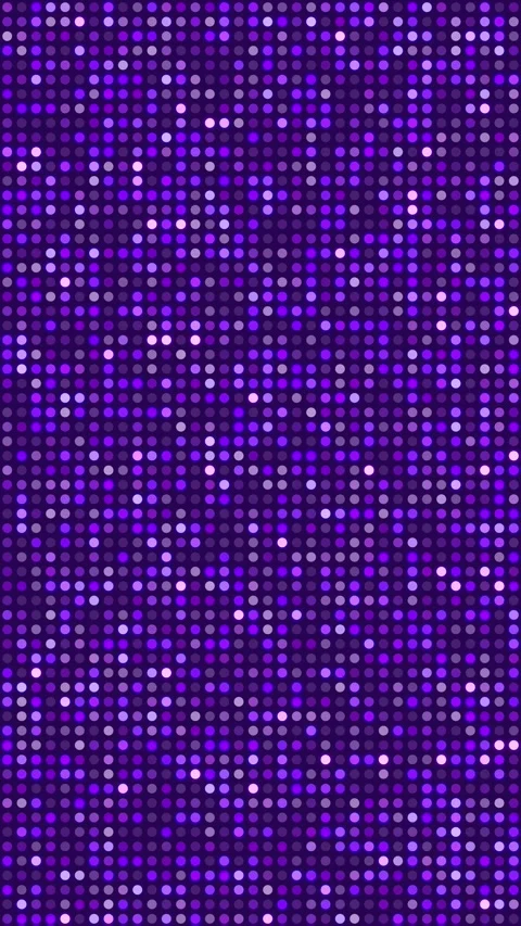 Vertical glowing dot grid with random blinking lights seamless loop Stock Footage 332464651