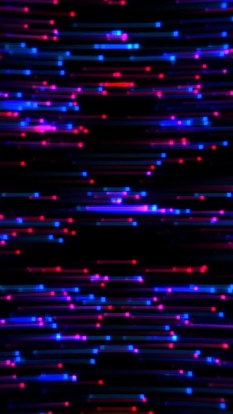 Vertical Glowing Line Battle Red and Blue 4K Loop Stock Footage 270330626