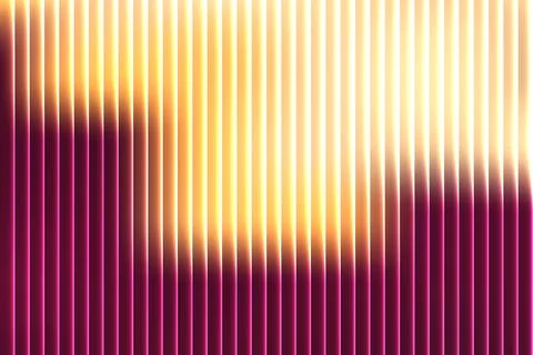 Vertical glowing lines transitioning from deep magenta to bright yellow and.. Stock Illustration