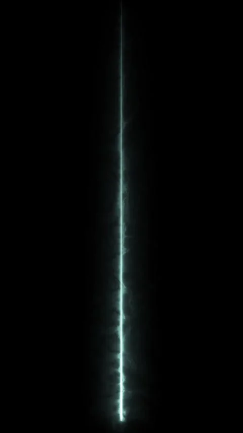 Vertical glowing neon light laser beam motion background energy pulse flow. Stock-Footage 337710943