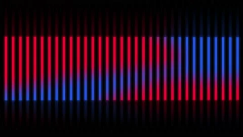 Vertical Glowing Neon Lines Animation. 4K Stock Footage 187143795