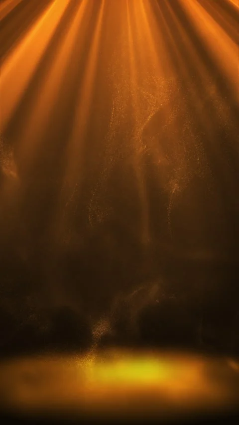 Vertical Glowing Stage Beams Moving Through Haze Seamless Loop Stockbeeldmateriaal 345570085