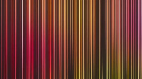 Vertical Glowing Stripes Background: Abstract Light Streaks in Warm Colors Stock Footage 333465087
