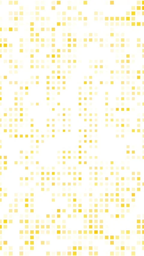Vertical Gold Blinking Square Grid 4K Loop White Background Vídeos de archivo 337995066