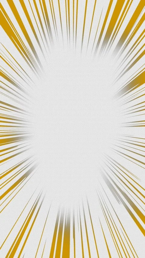 Vertical Gold Radial Speed Line Focus 4K Loop Alpha Video stock 334028361