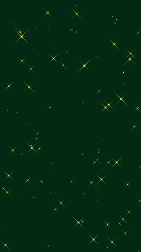 Vertical Gold Sparkles on Emerald Green Background Stock Footage 339266963
