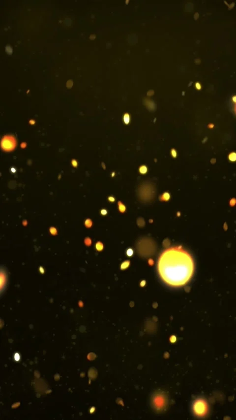 Vertical Golden Showers Abstract Background 4K Loop Stock Footage 287853545