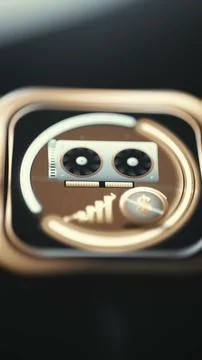 Vertical GPU Accelerator Investment Dashboard Stock Photos