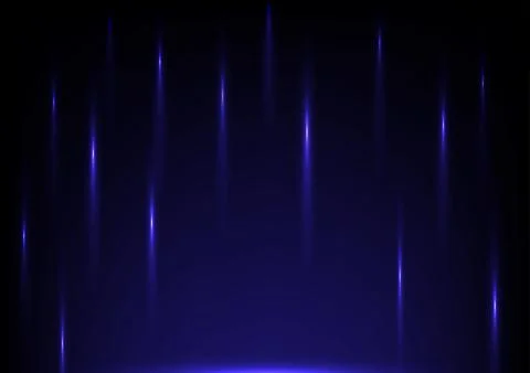 Vertical gradient blue lines with glowing light effect on dark blue background. Stock Illustration