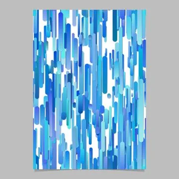 Vertical gradient rounded stripe pattern card background Illustrazione stock