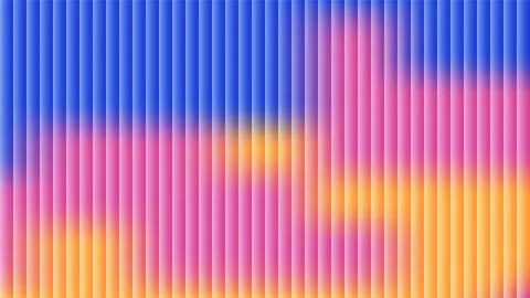 Vertical gradient stripes blue pink orange yellow abstract background patte.. Illustrazione stock
