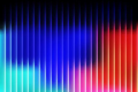Vertical Gradient Stripes of Blue Pink and Red Light Abstract Background Illustrazione stock