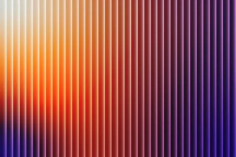Vertical gradient stripes transitioning from white to orange red to purple .. Stock Illustration