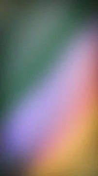 Vertical grainy abstract background with green purple and orange gradient b.. Stock Photos