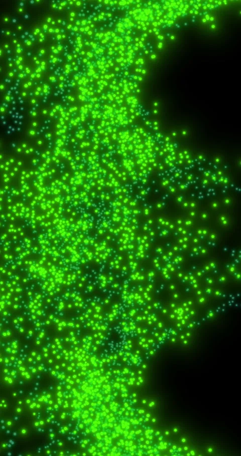 Vertical green background with many small green dots Stock Footage 327071676