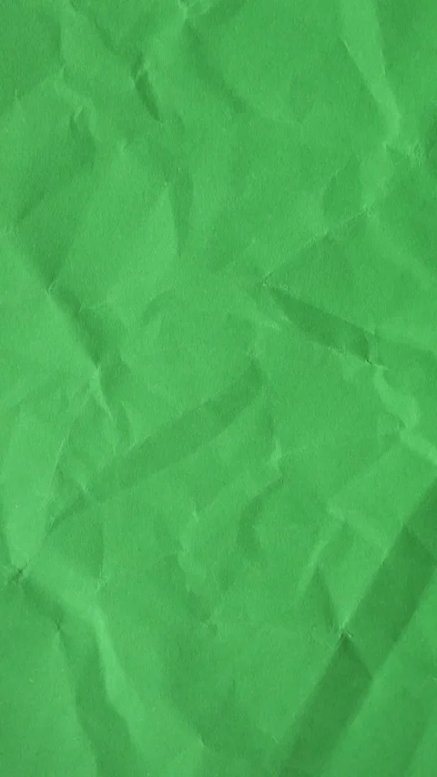 Vertical Green Crumpled Paper Texture Background Loop Vídeo Stock 333965043