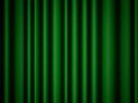 Vertical Green Curtains Illustration Background イラスト素材